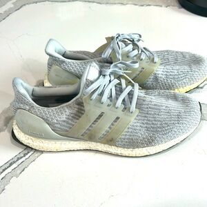 Adidas Ultra Boost Grey White'Mens‎ 11 1/2
